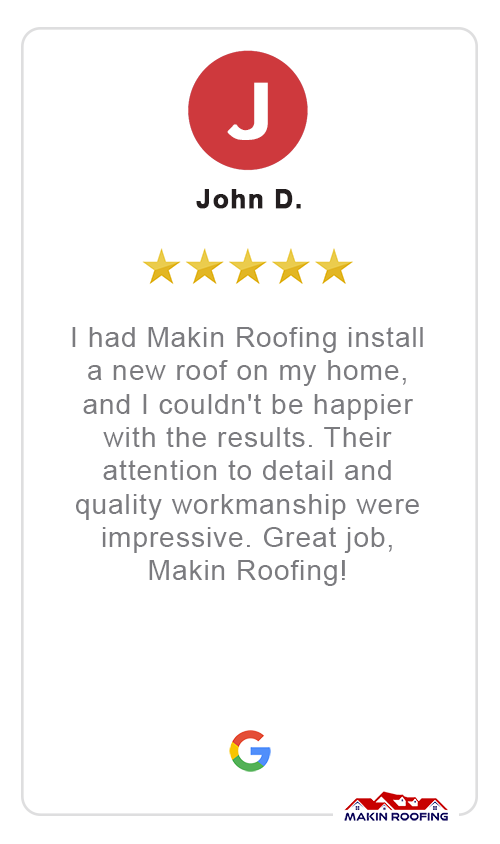 John D Makin Roofing Services Review